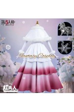 Identity V Collaboration Sapporo Snow Festival Bloody Queen White Gown Cosplay Costume